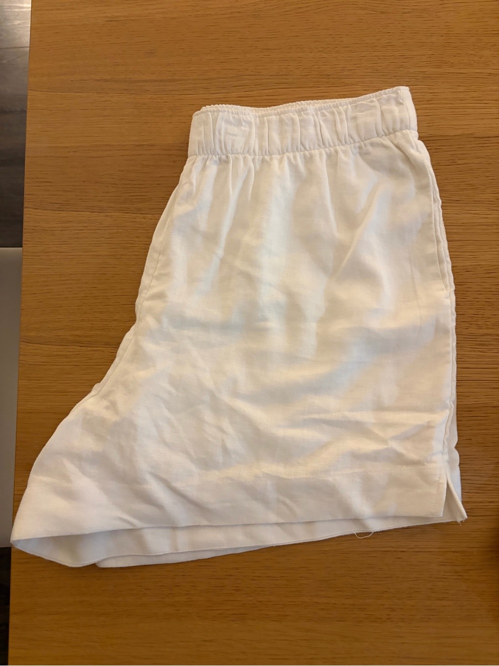 Abercrombie & Fitch Women's High-Waist White Shorts